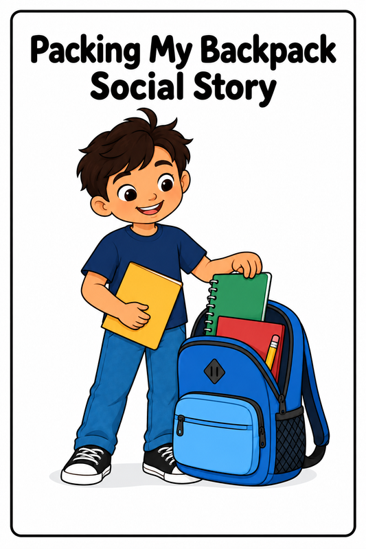 Packing My Backpack Social Story