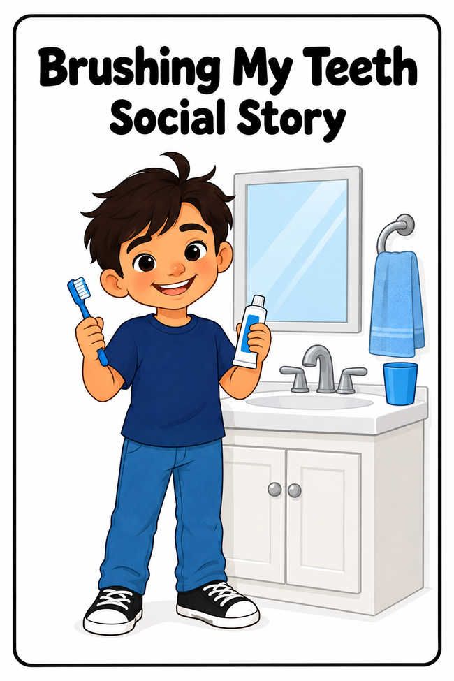 Brushing My Teeth Social Story