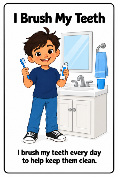 Brushing My Teeth Social Story