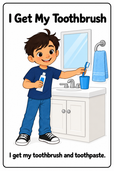Brushing My Teeth Social Story