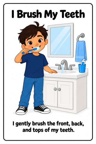 Brushing My Teeth Social Story