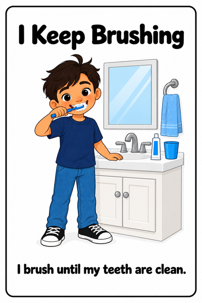 Brushing My Teeth Social Story