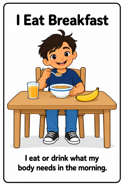 Getting Ready for School Social Story