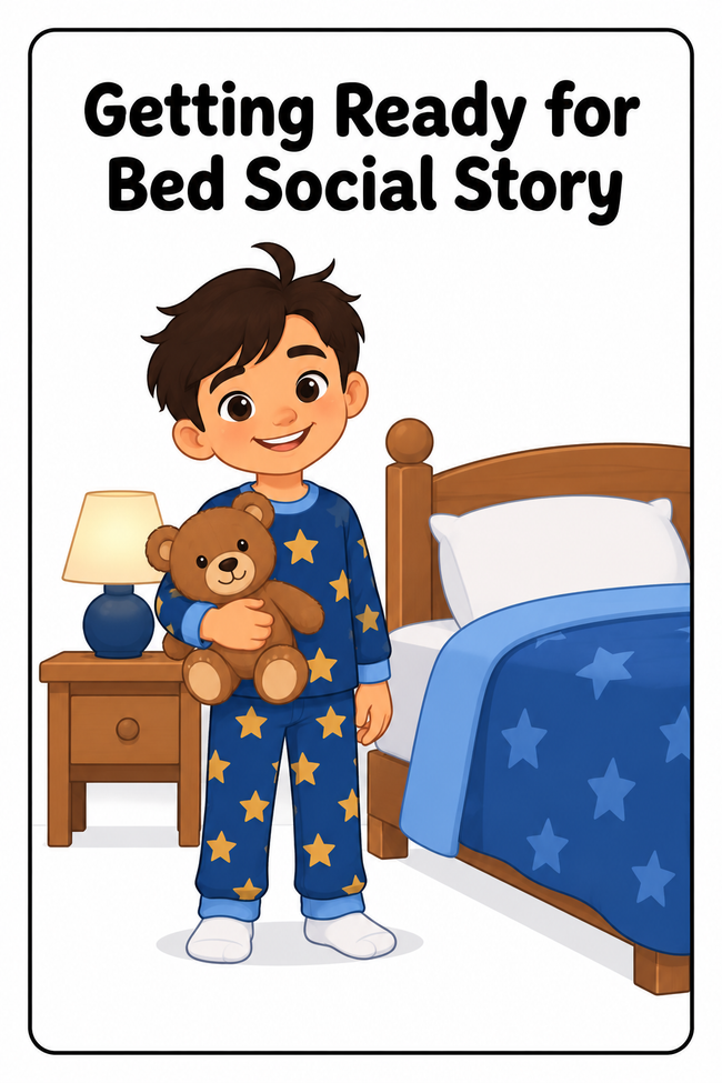 Making My Bed Social Story
