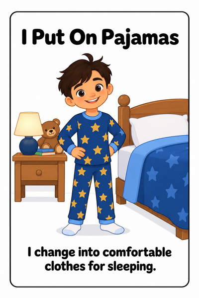 Making My Bed Social Story