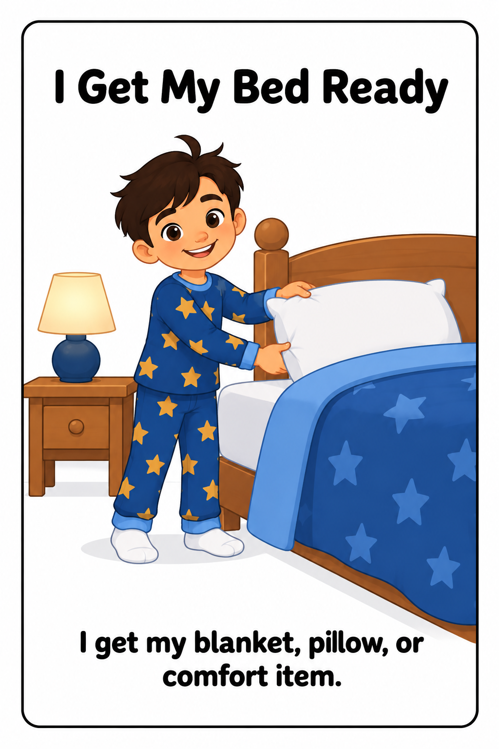 Making My Bed Social Story