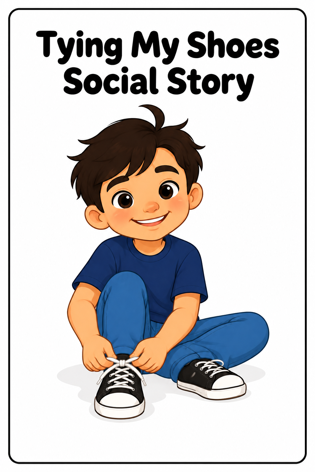 Tying My Shoes Social Story