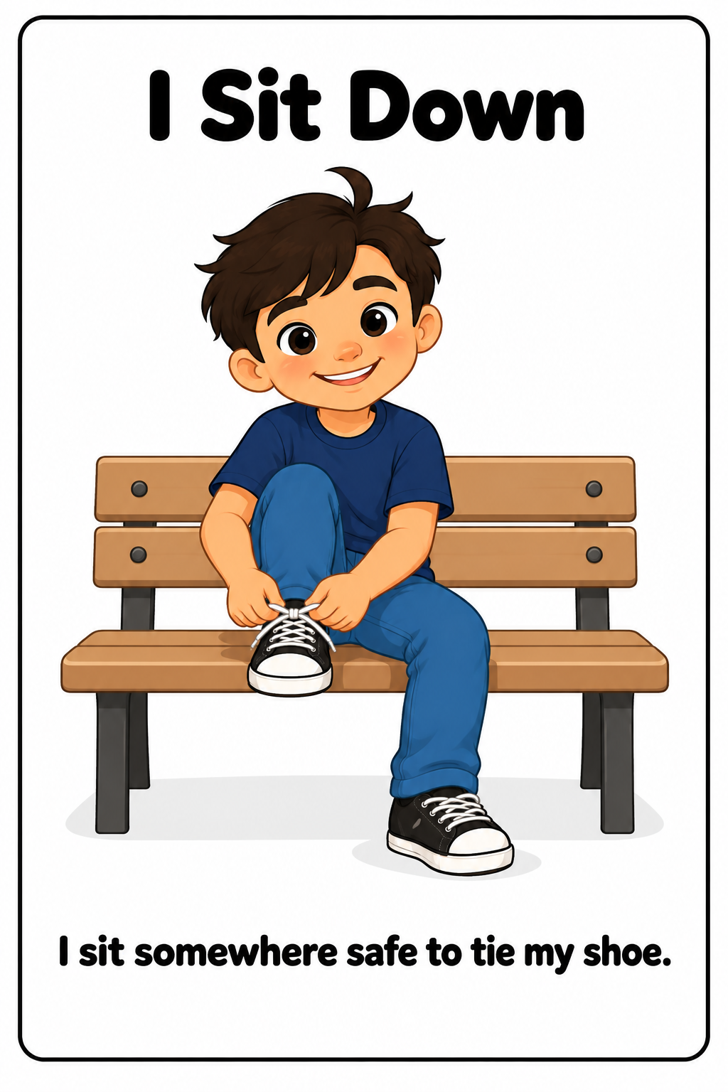 Tying My Shoes Social Story