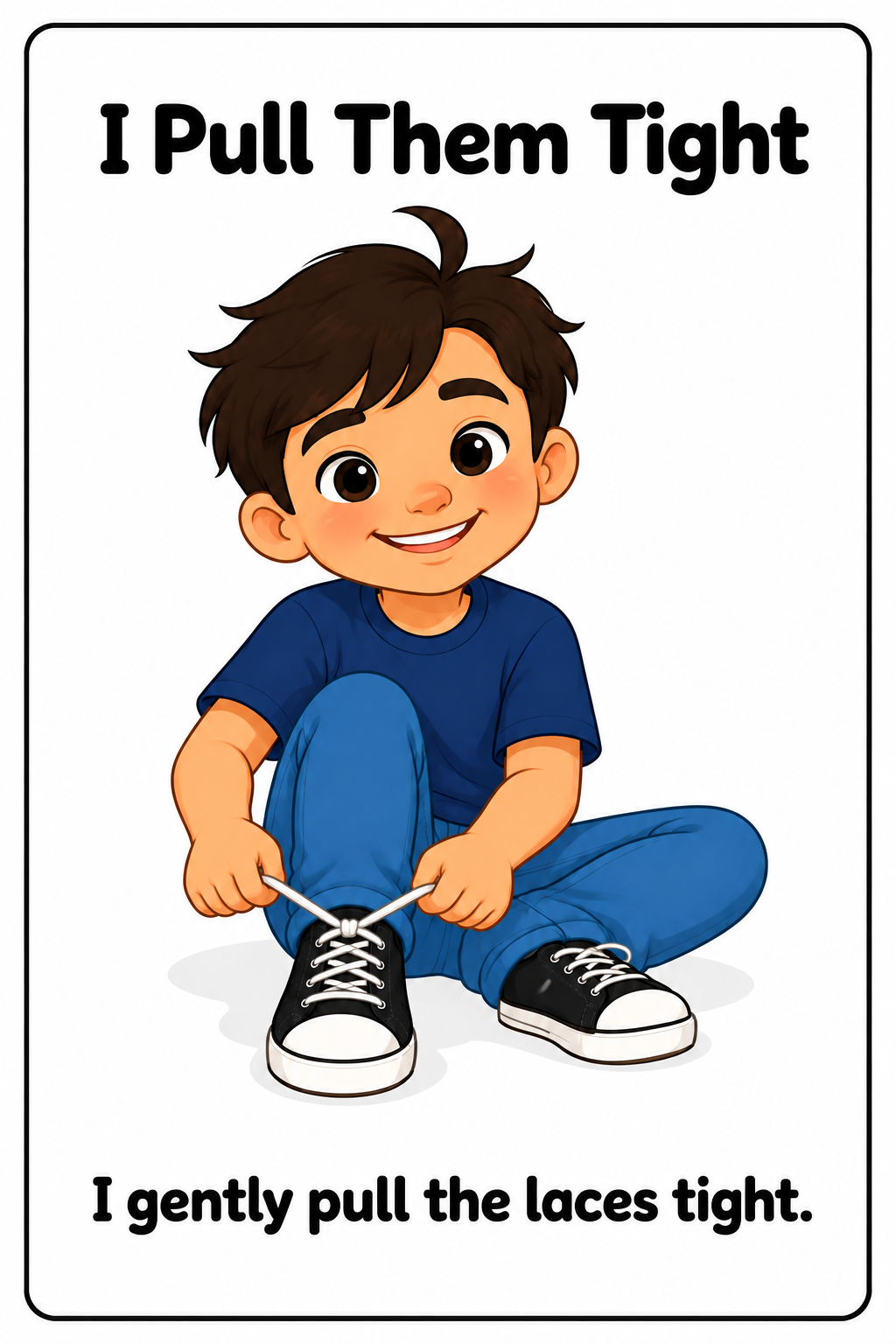 Tying My Shoes Social Story