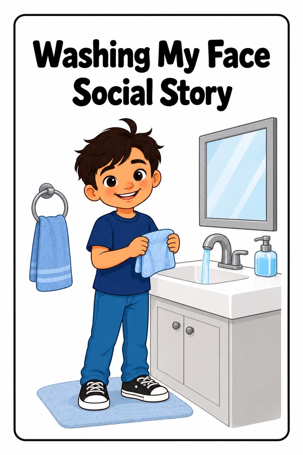 Washing My Face Social Story