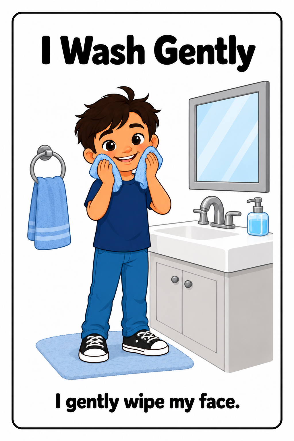 Washing My Face Social Story