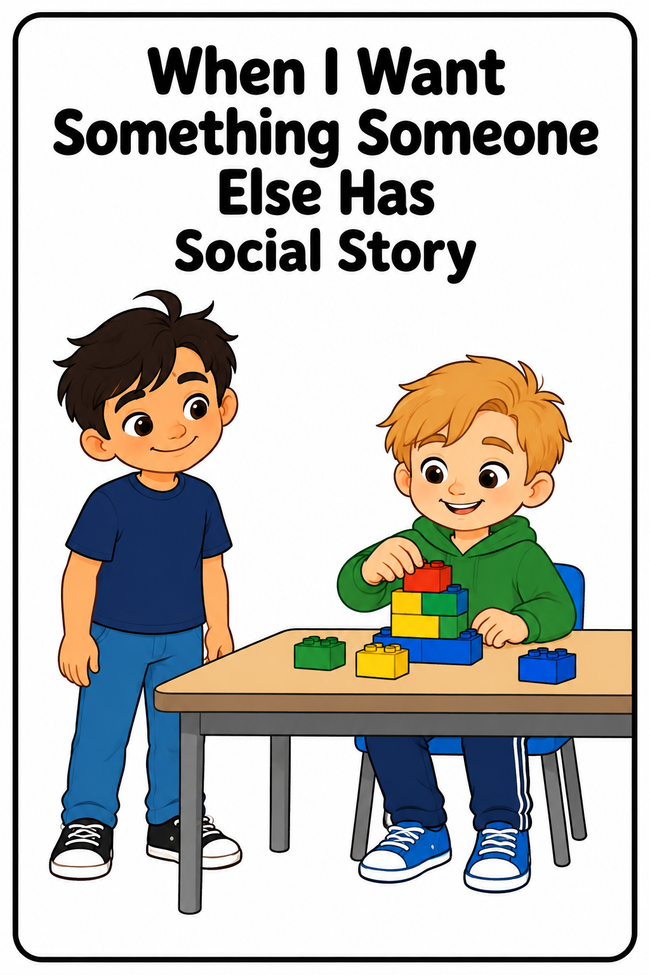 When I Want Something Someone Else Has Social Story