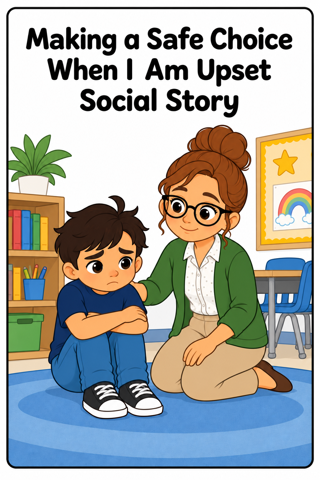 Making a Safe Choice When I Am Upset Social Story