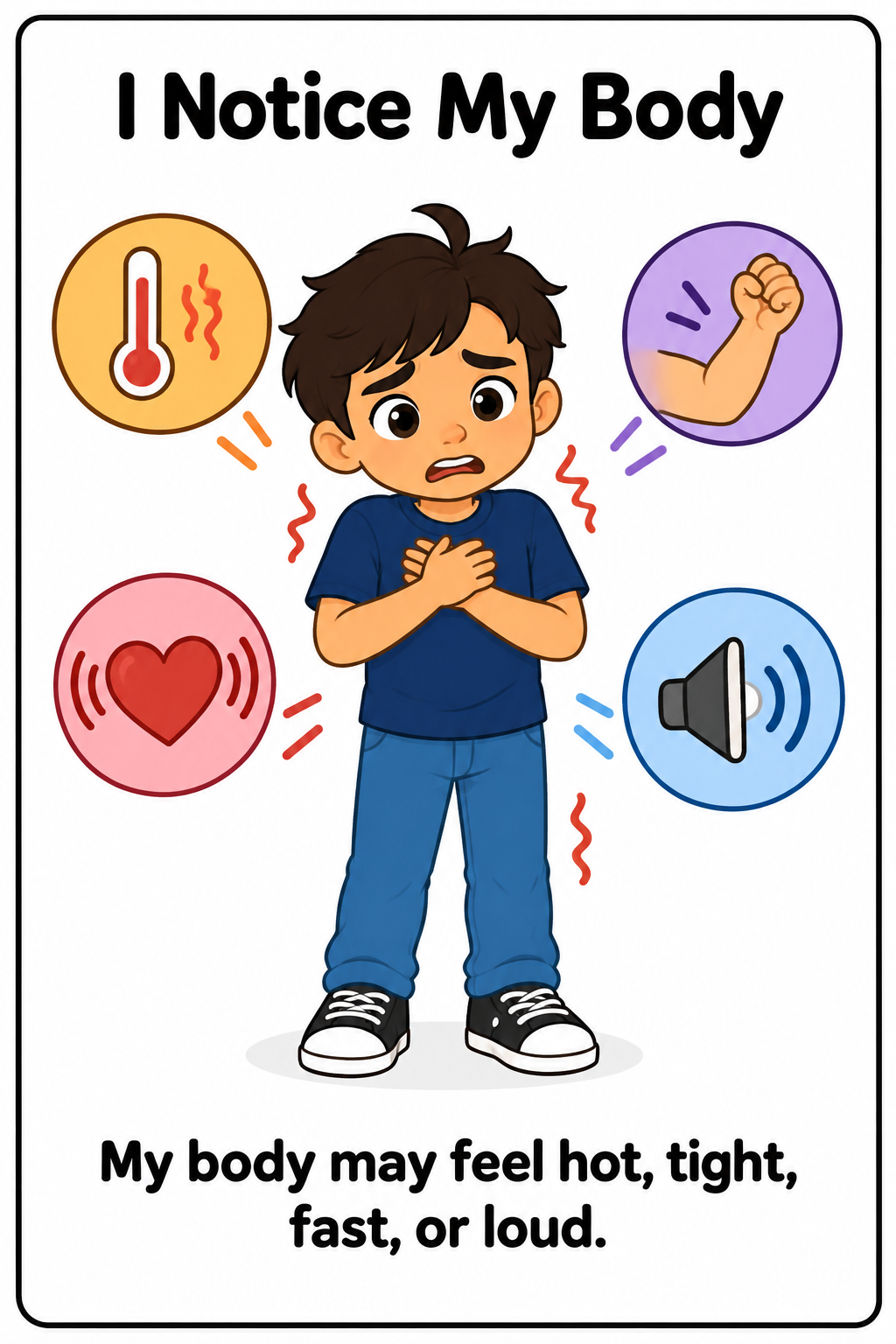 Making a Safe Choice When I Am Upset Social Story