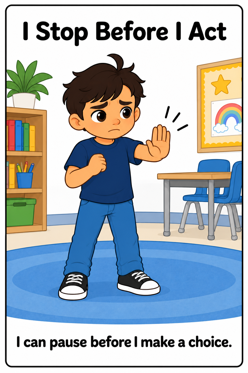 Making a Safe Choice When I Am Upset Social Story