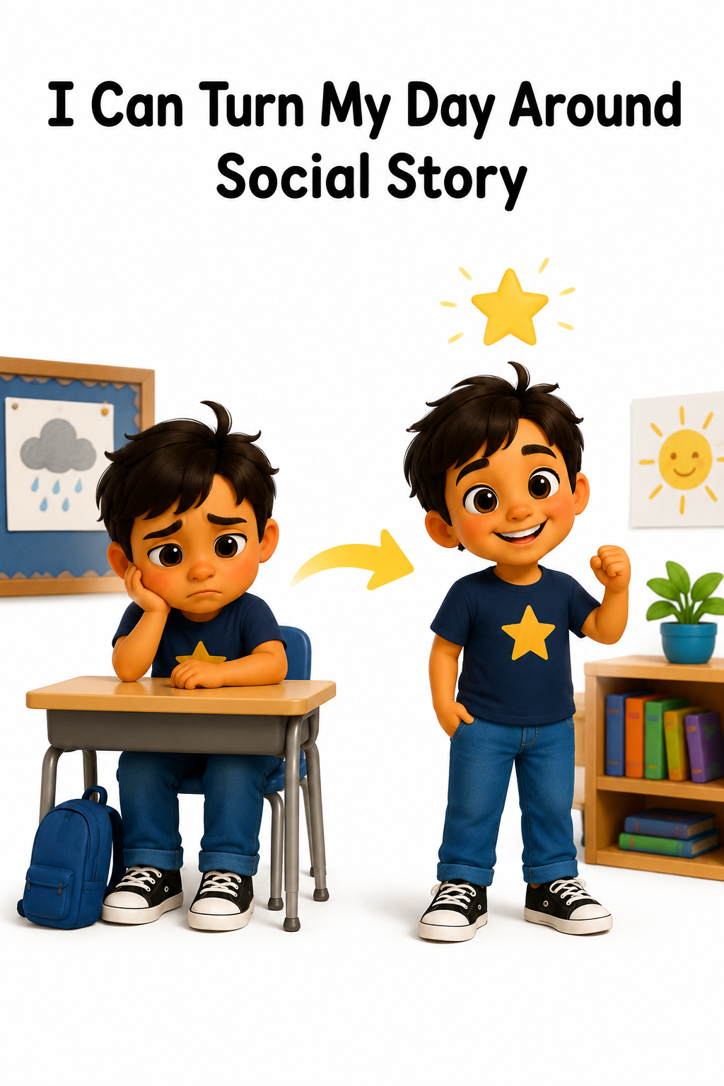 I Can Turn My Day Around Social Story