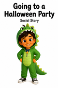 Going to a Halloween Party Social Story