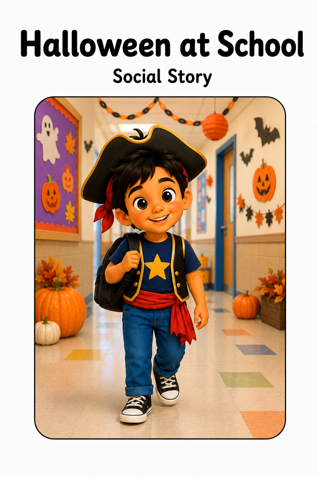 Halloween at School Social Story
