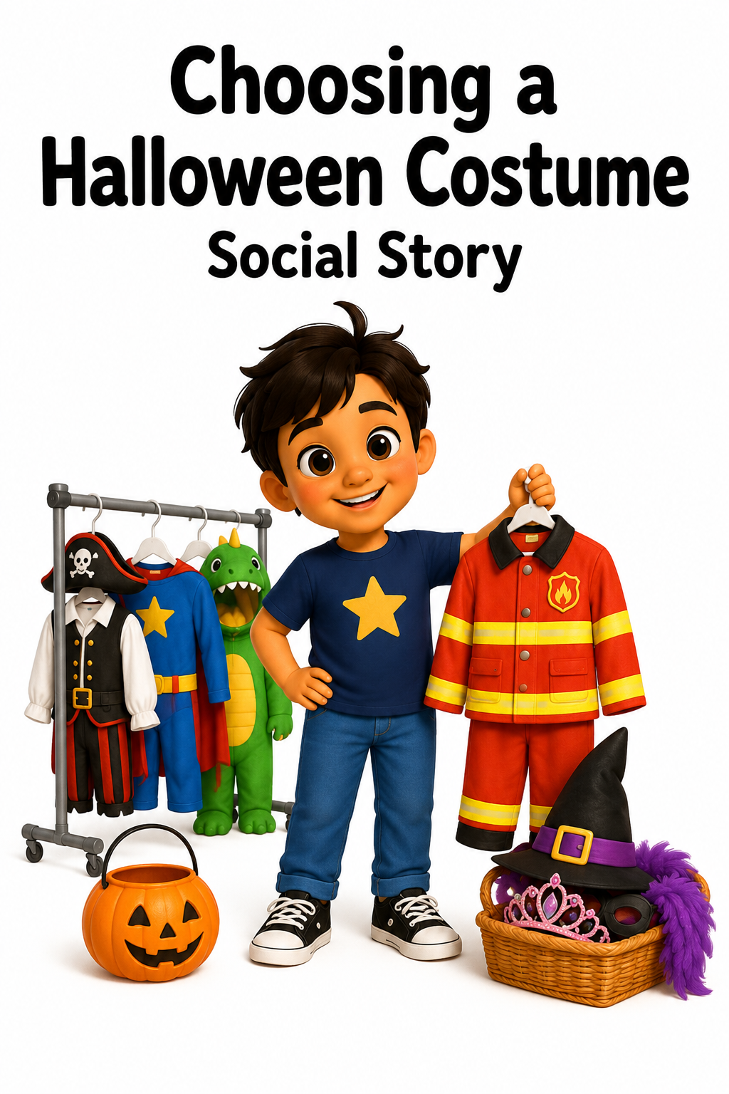 Choosing a Halloween Costume Social Story