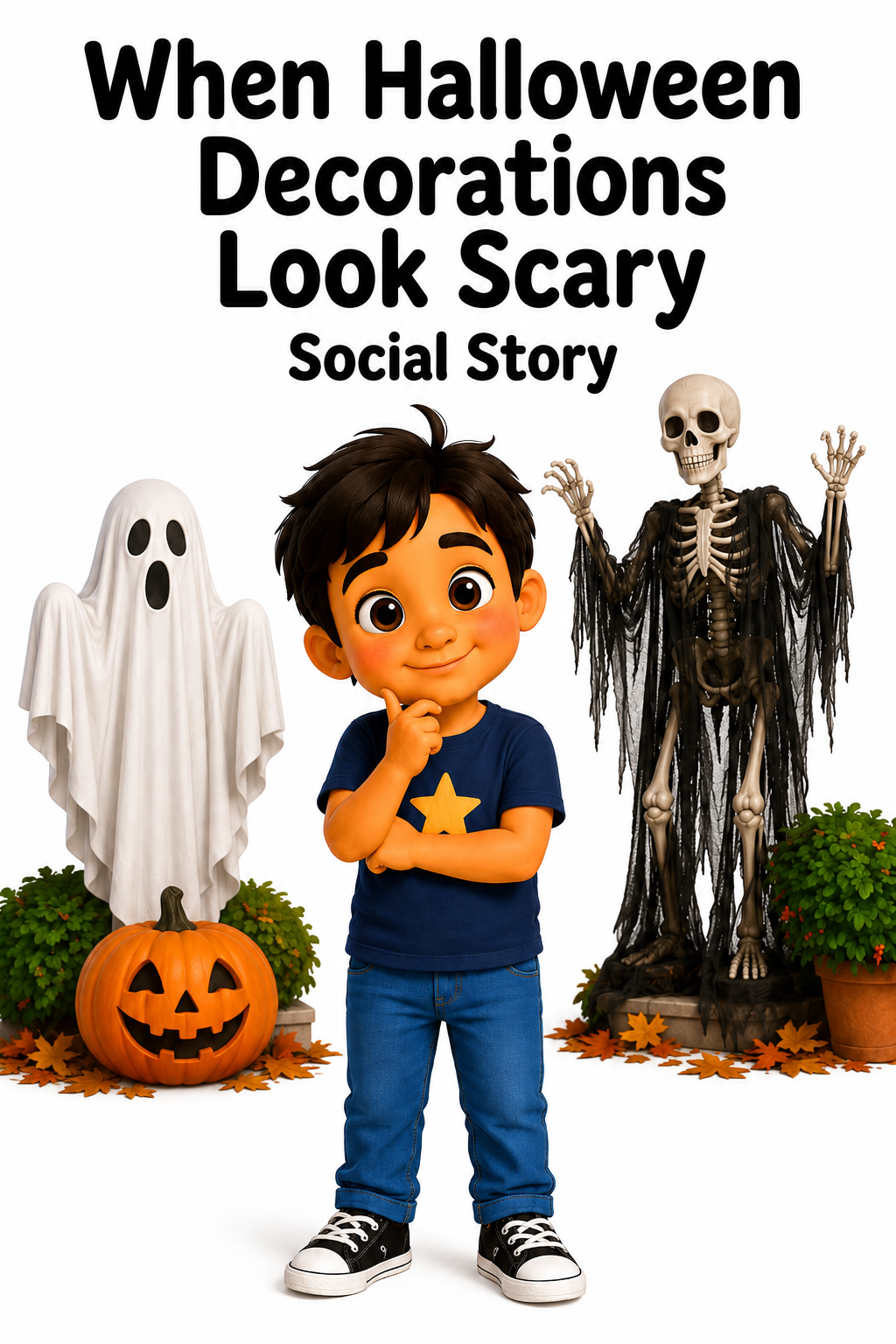 When Halloween Decorations Look Scary Social Story