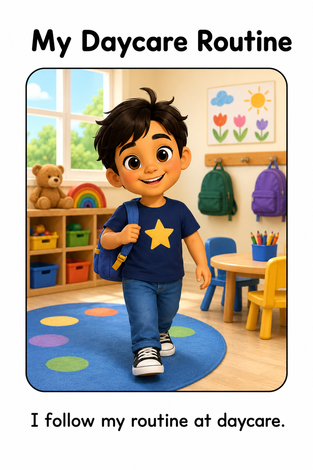Following My Daycare Routine Social Story