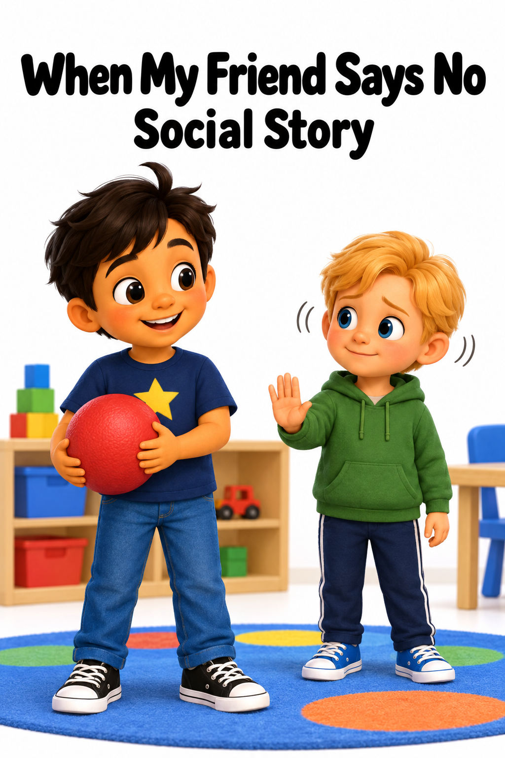 When a Friend Says No Social Story