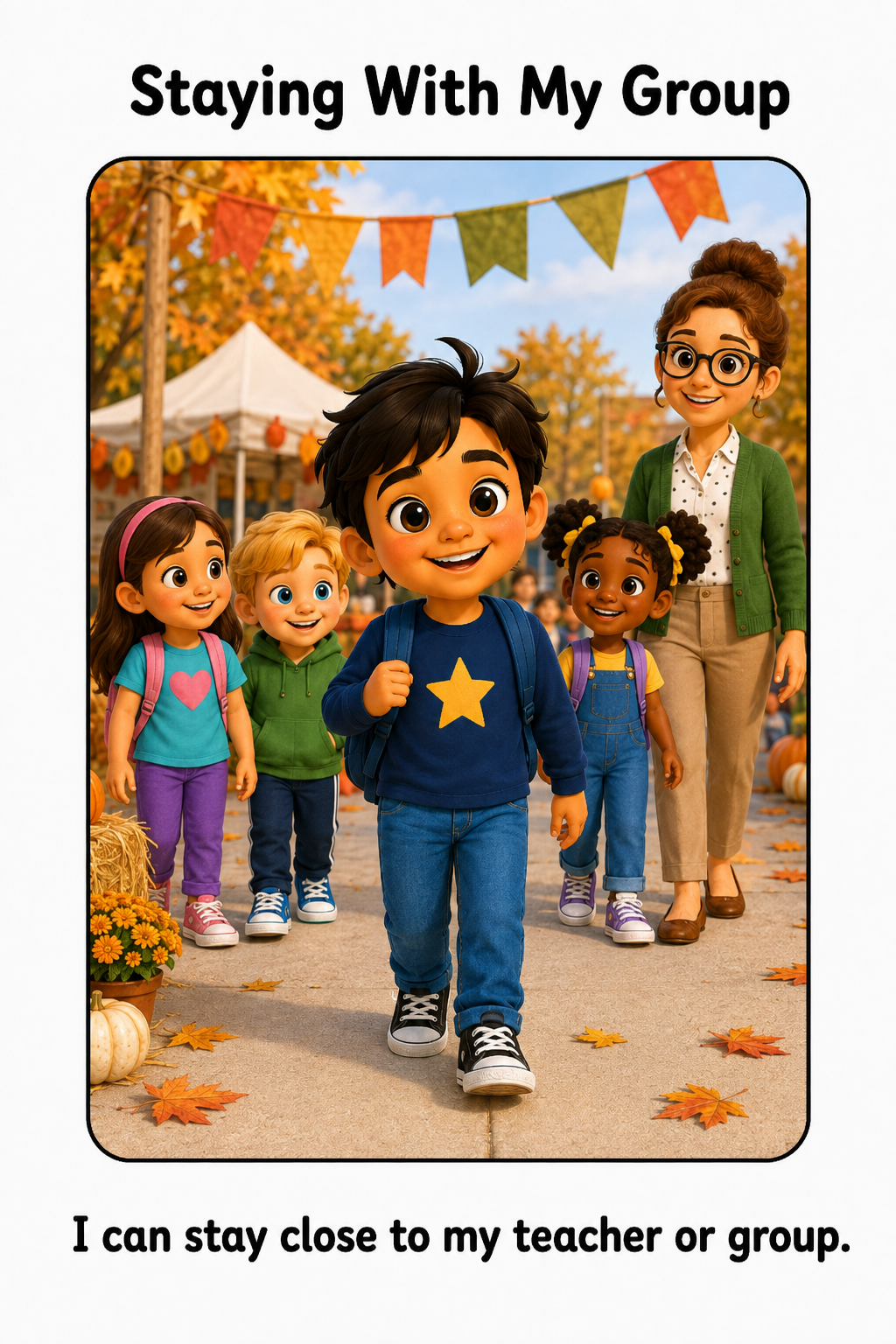 Going to a Fall School Event Social Story