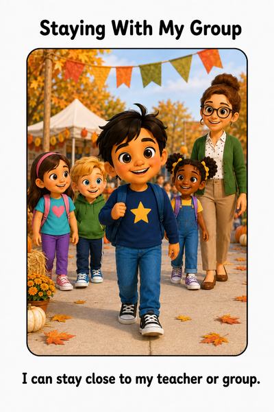 Going to a Fall School Event Social Story
