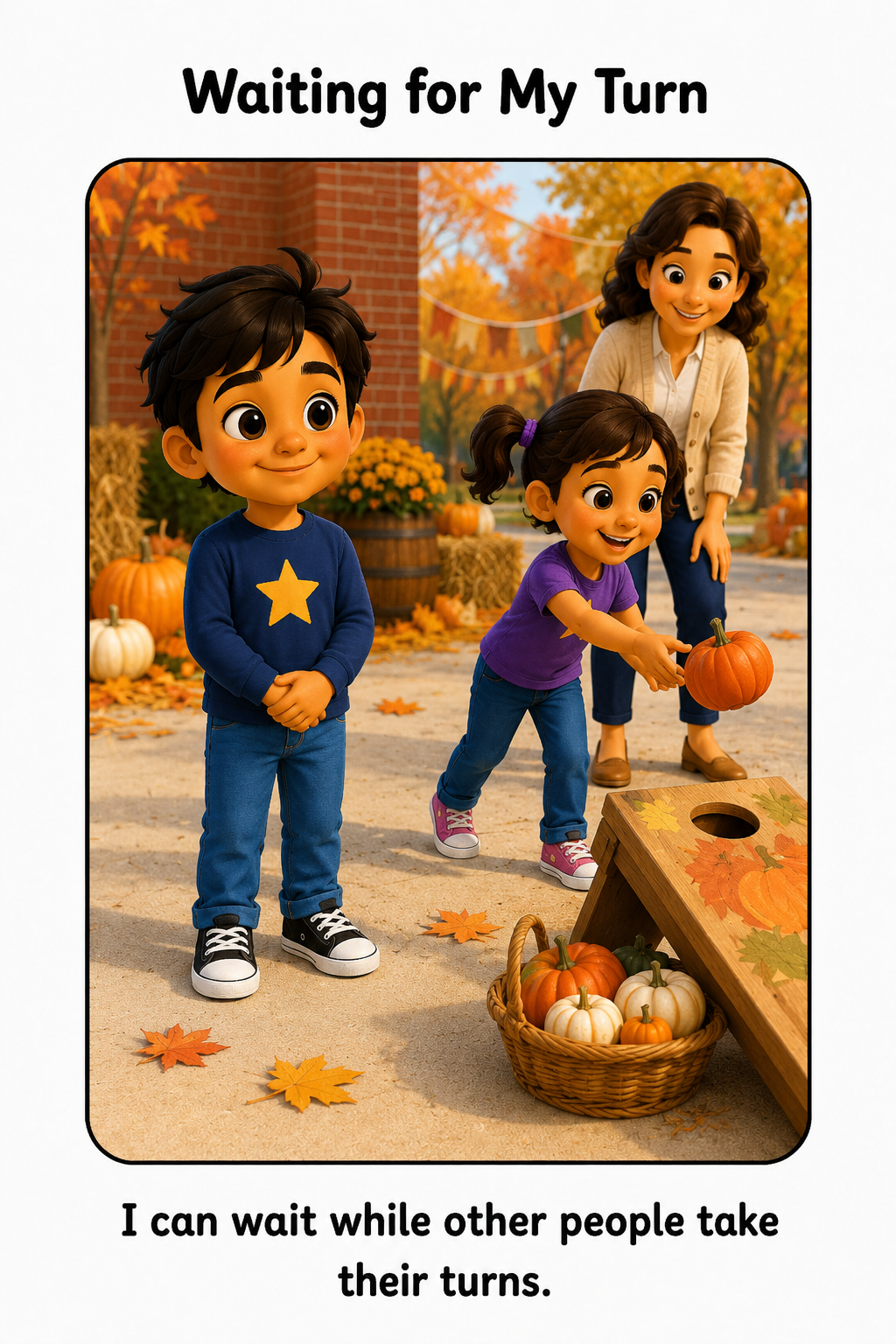 Going to a Fall School Event Social Story