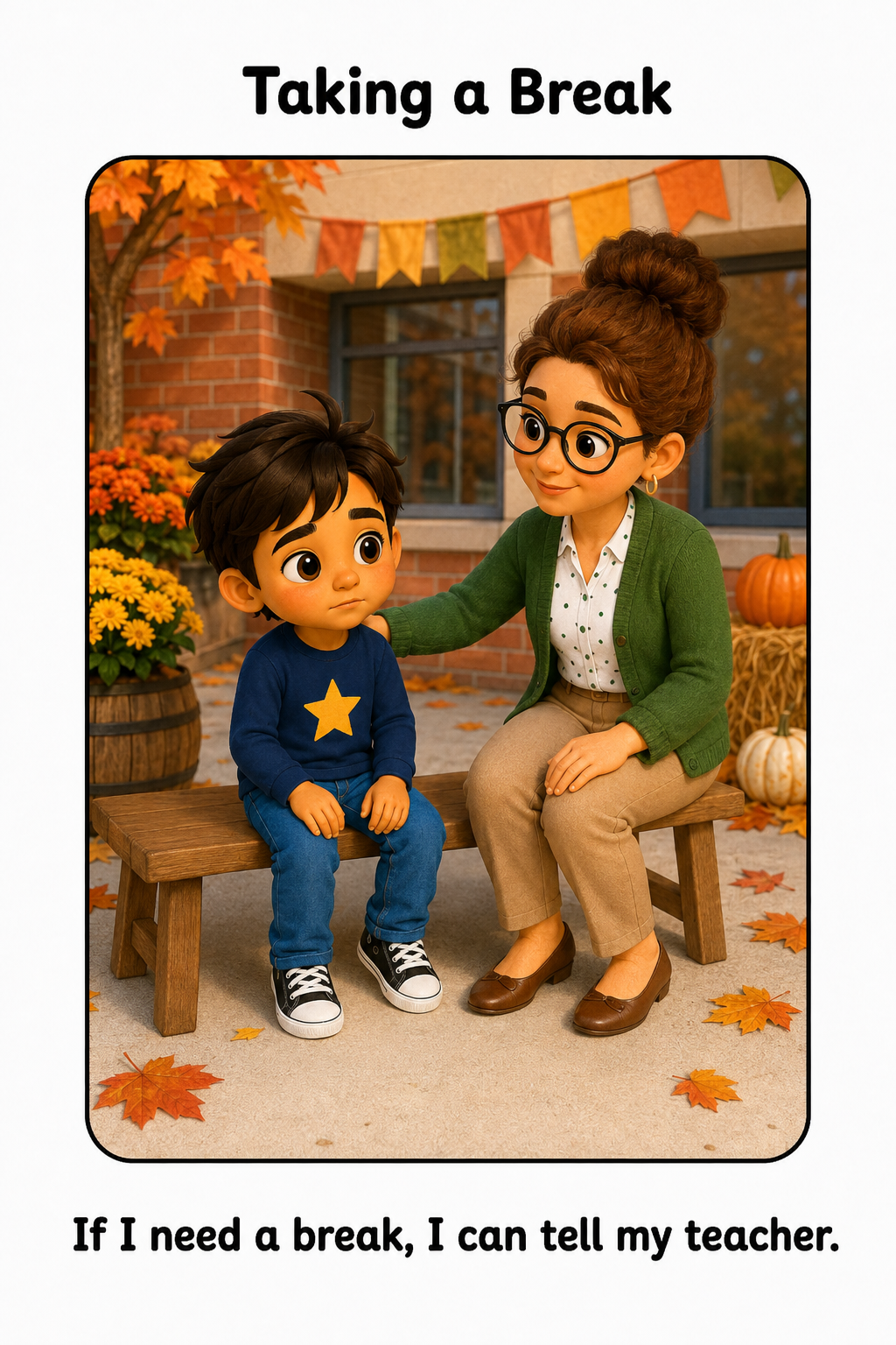 Going to a Fall School Event Social Story