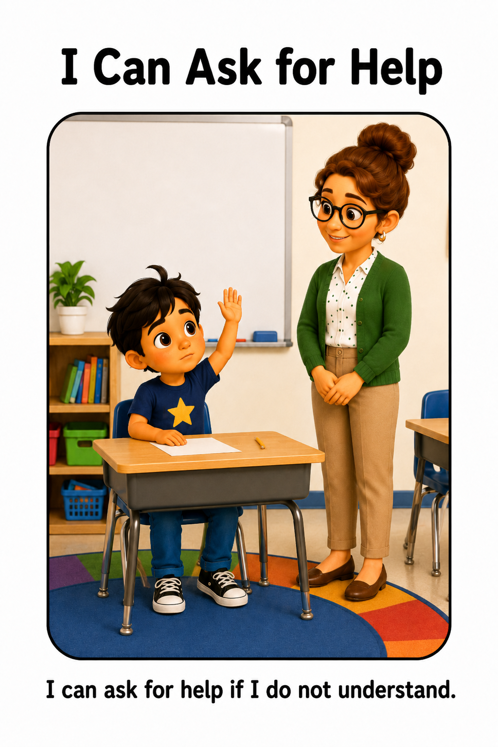 Listening the First Time Social Story