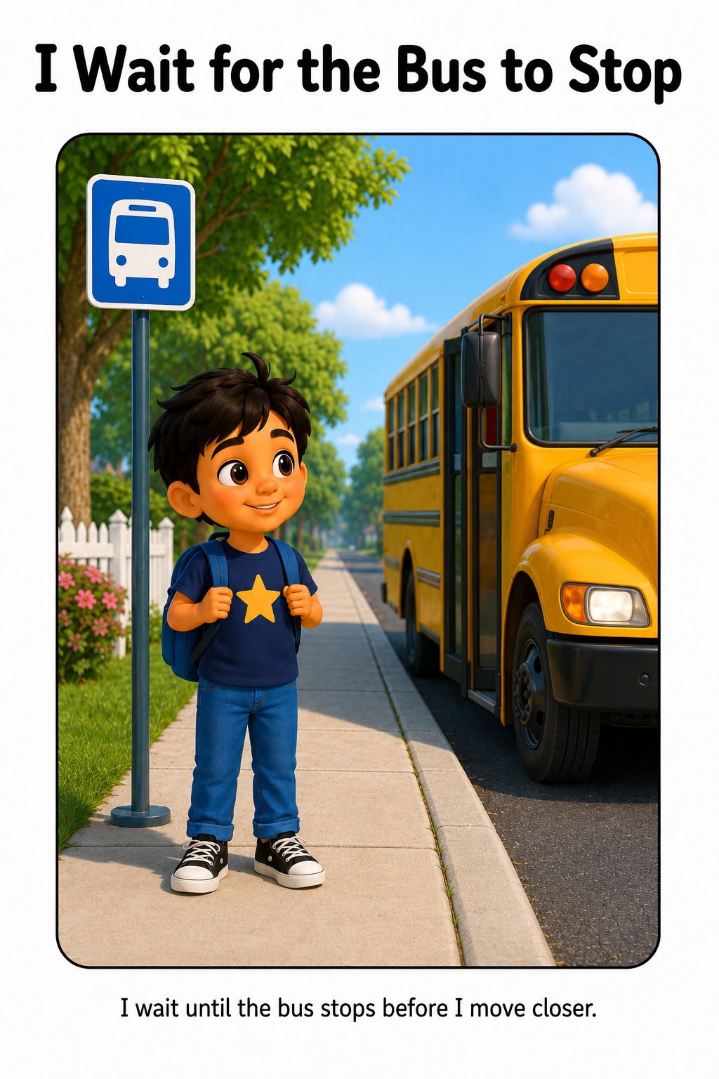 Waiting for My School Bus Social Story