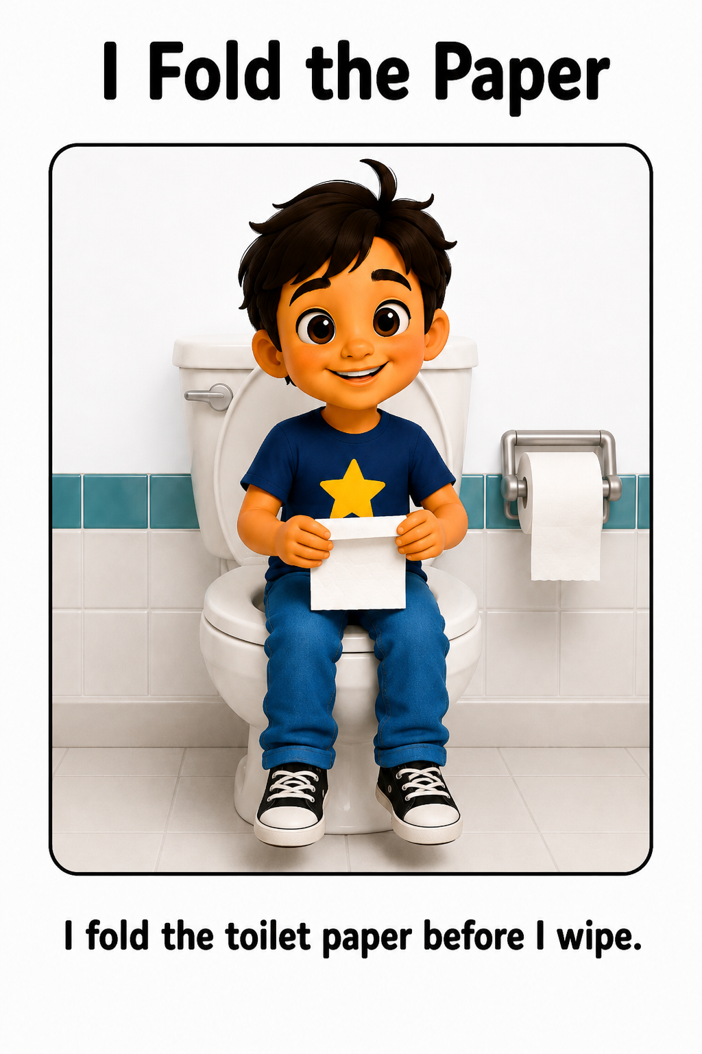 Wiping After I Poop Social Story Autism