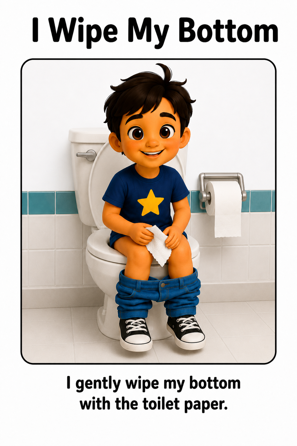 Wiping After I Poop Social Story Autism
