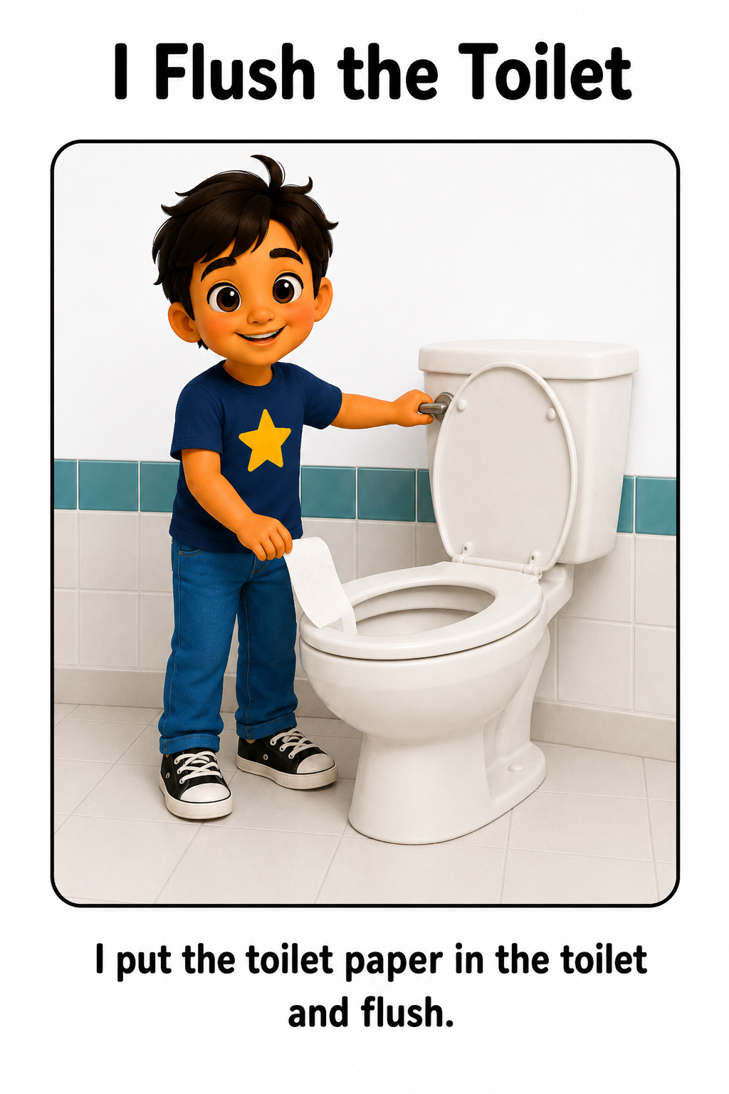 Wiping After I Poop Social Story Autism