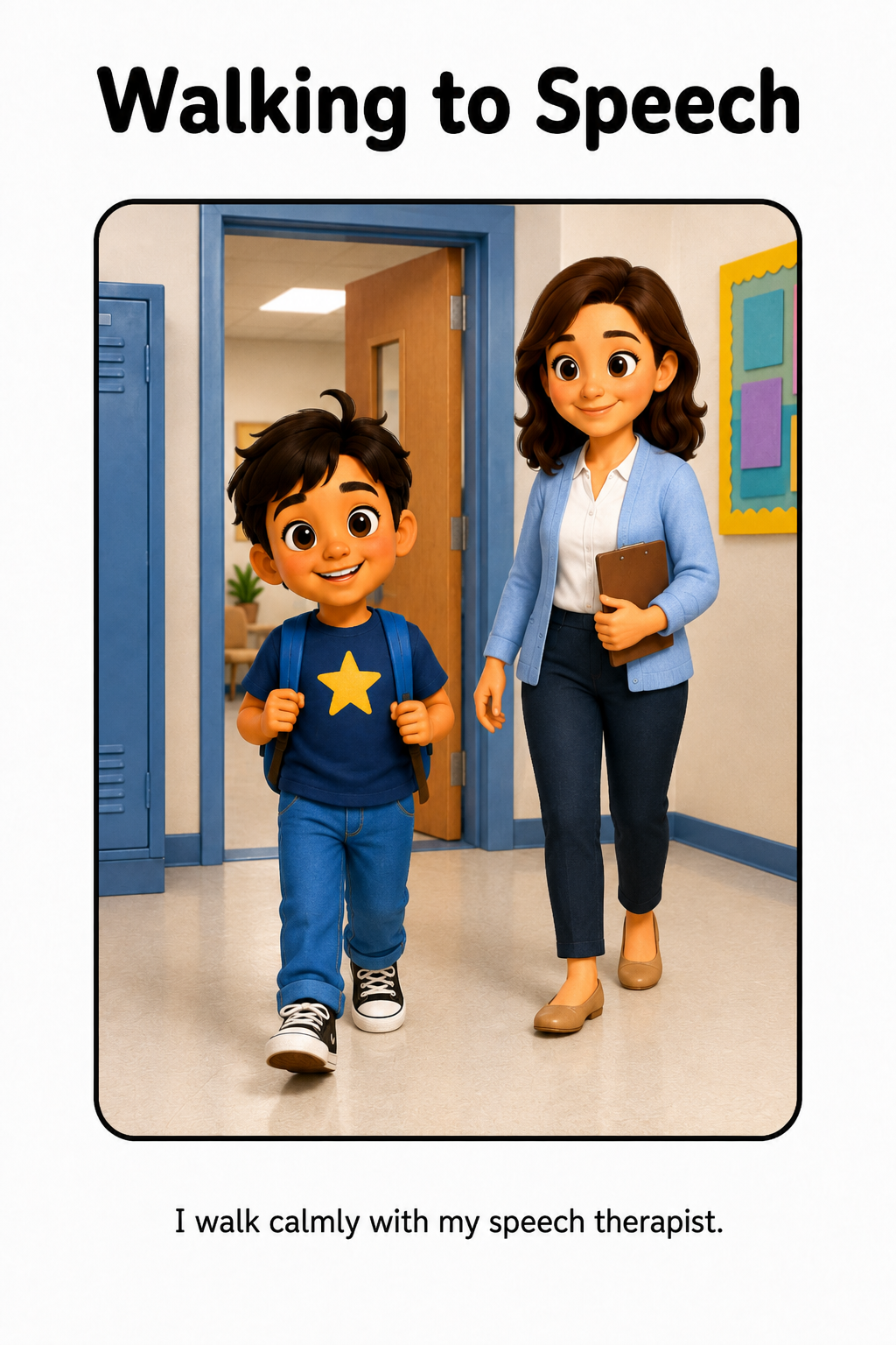 Going to Speech Therapy Social Story