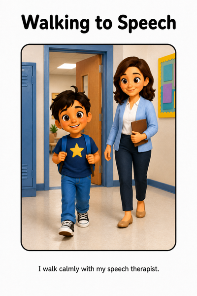 Going to Speech Therapy Social Story