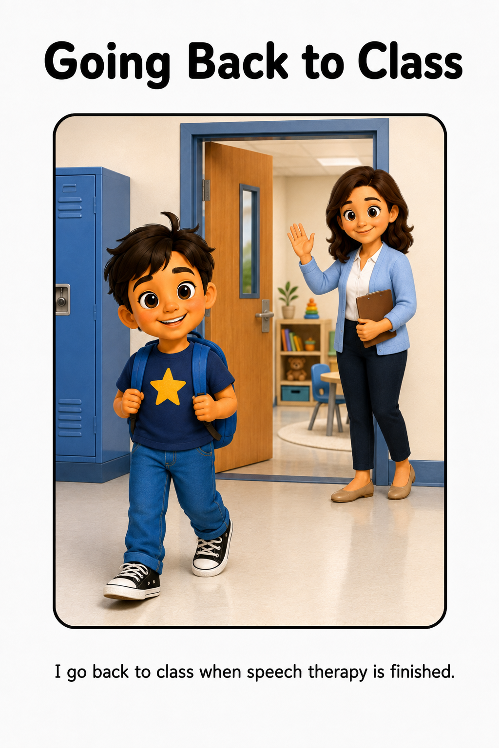 Going to Speech Therapy Social Story