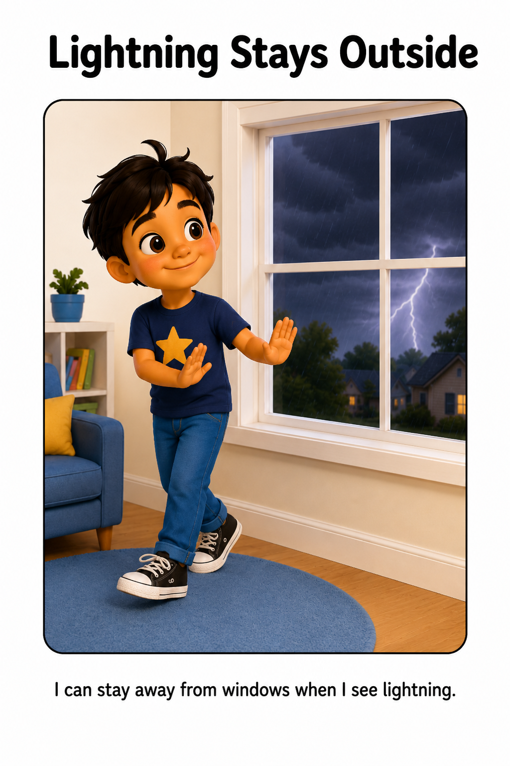 I Am Safe During Storms Social Story for Autism | Speech Fuel