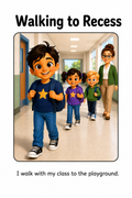 Recess Routine Social Story for Autism | Speech Fuel