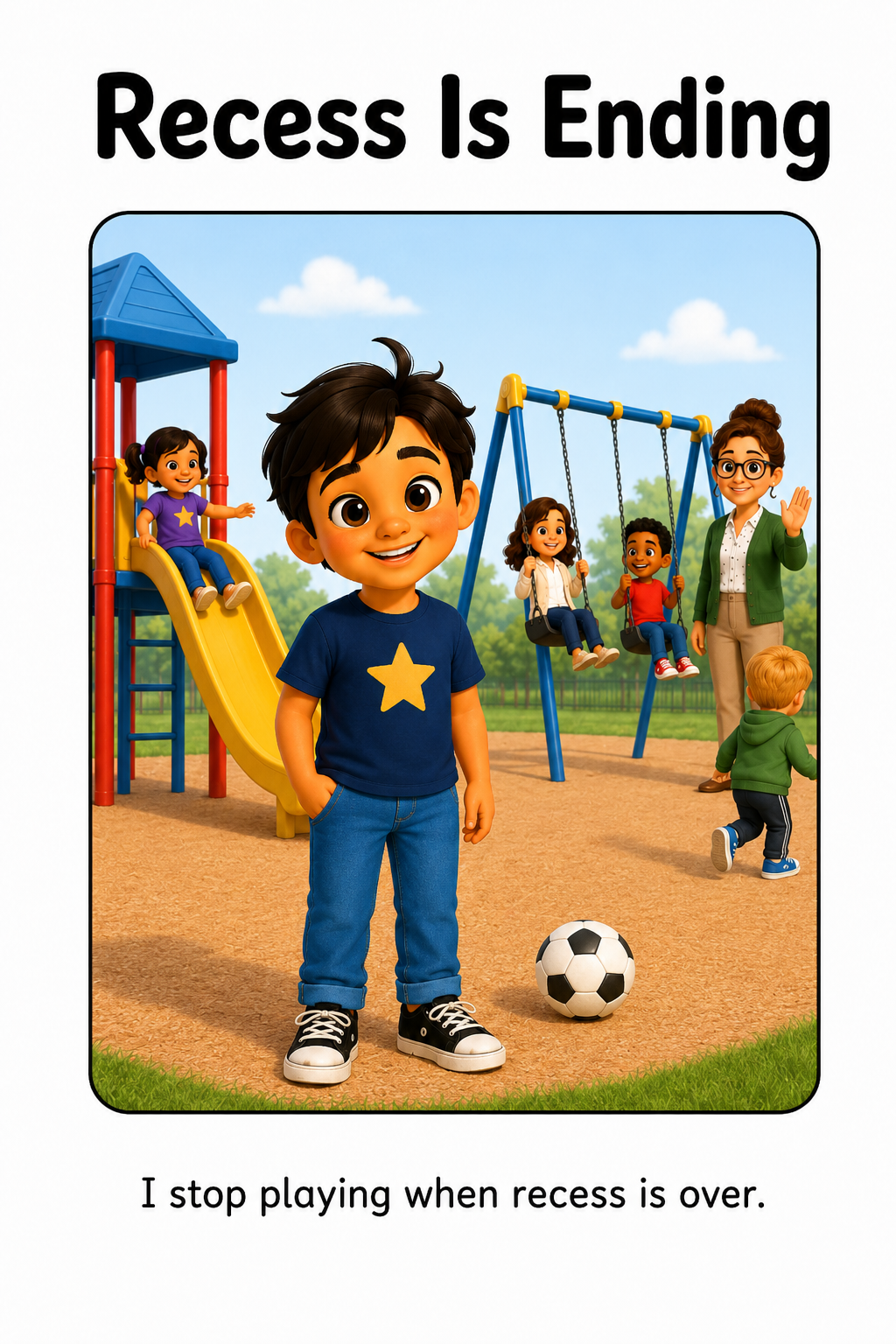 Recess Routine Social Story for Autism | Speech Fuel