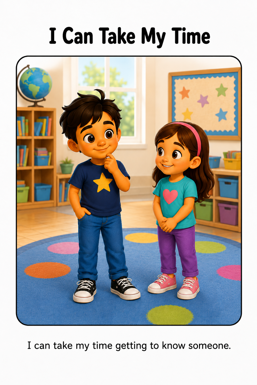 Meeting My New Classmates Social Story for Autism | Speech Fuel