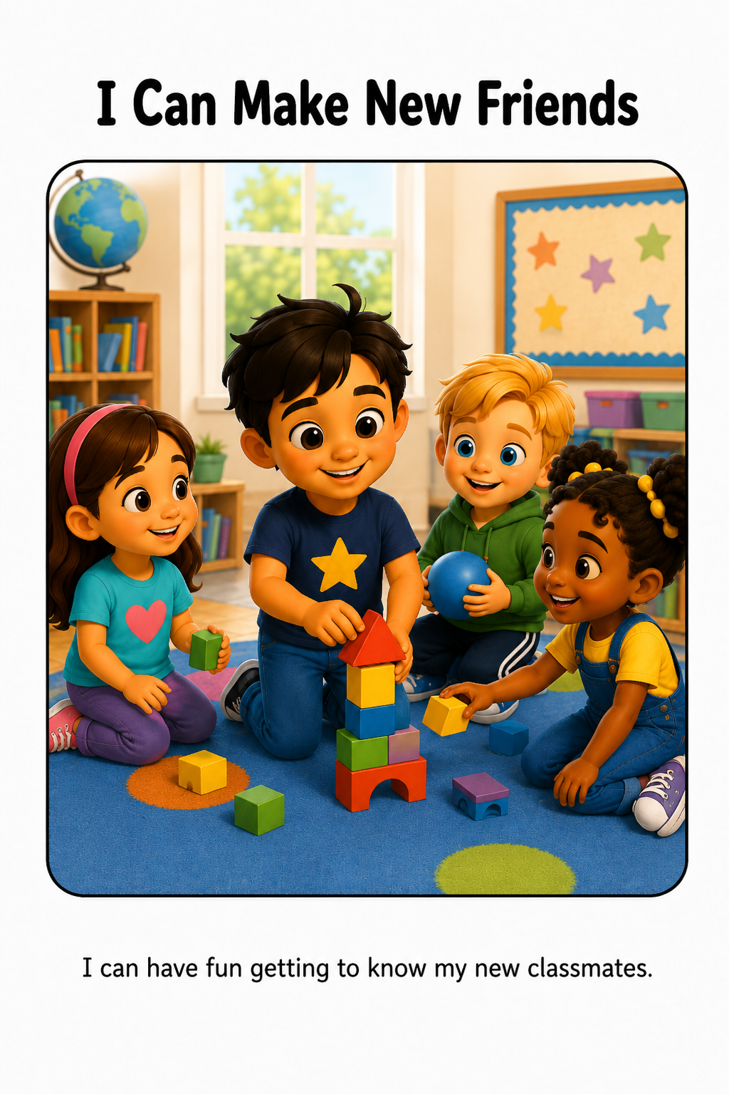 Meeting My New Classmates Social Story for Autism | Speech Fuel