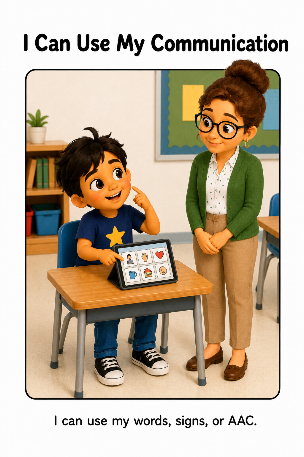 When I Need Help Social Story Autism Asking For Help Classroom Behavior Visual Supports AAC Communication Social Skills