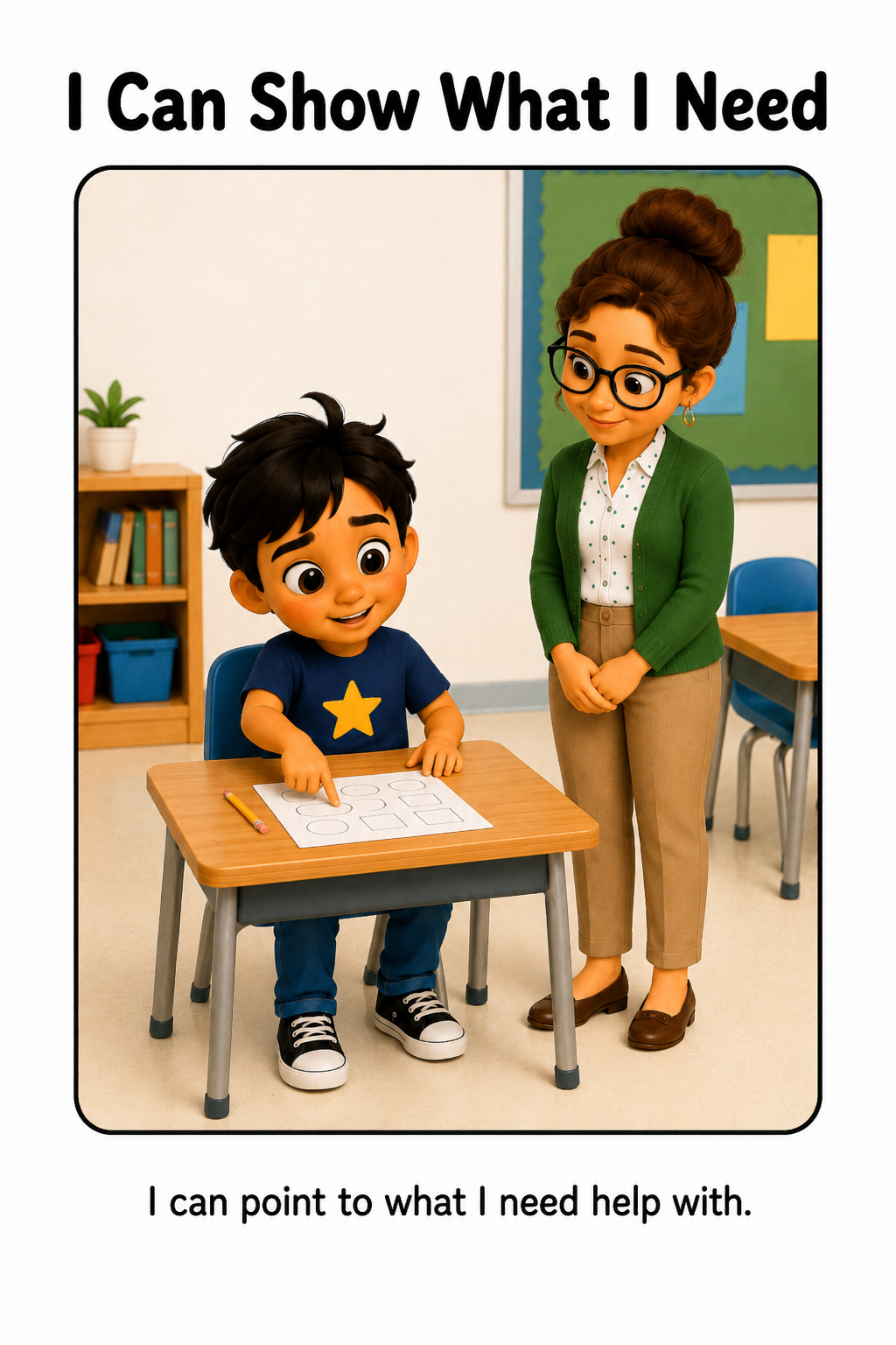 When I Need Help Social Story Autism Asking For Help Classroom Behavior Visual Supports AAC Communication Social Skills
