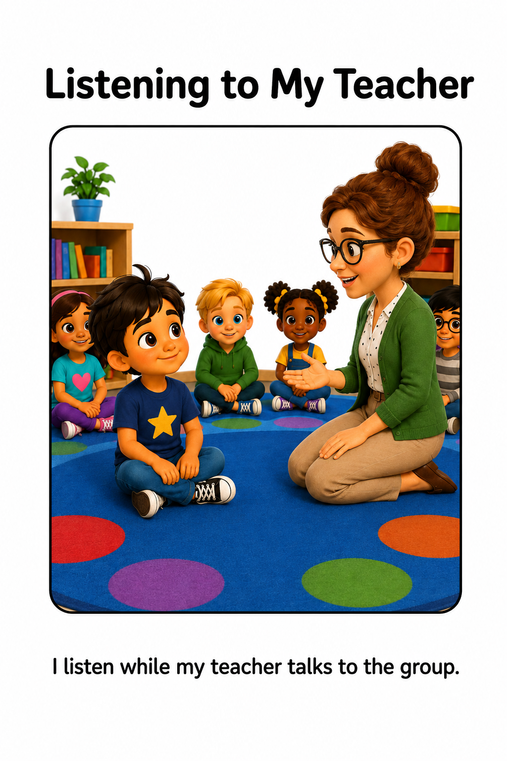 Using My AAC Device at Circle Time Social Story for Autism | Speech Fuel