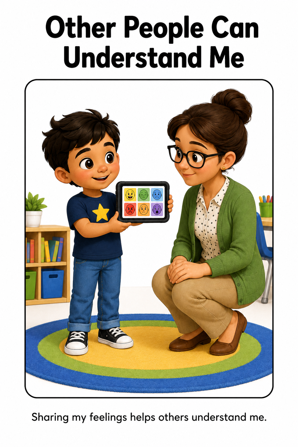 Using My AAC Device to Share My Feelings Social Story | Speech Fuel