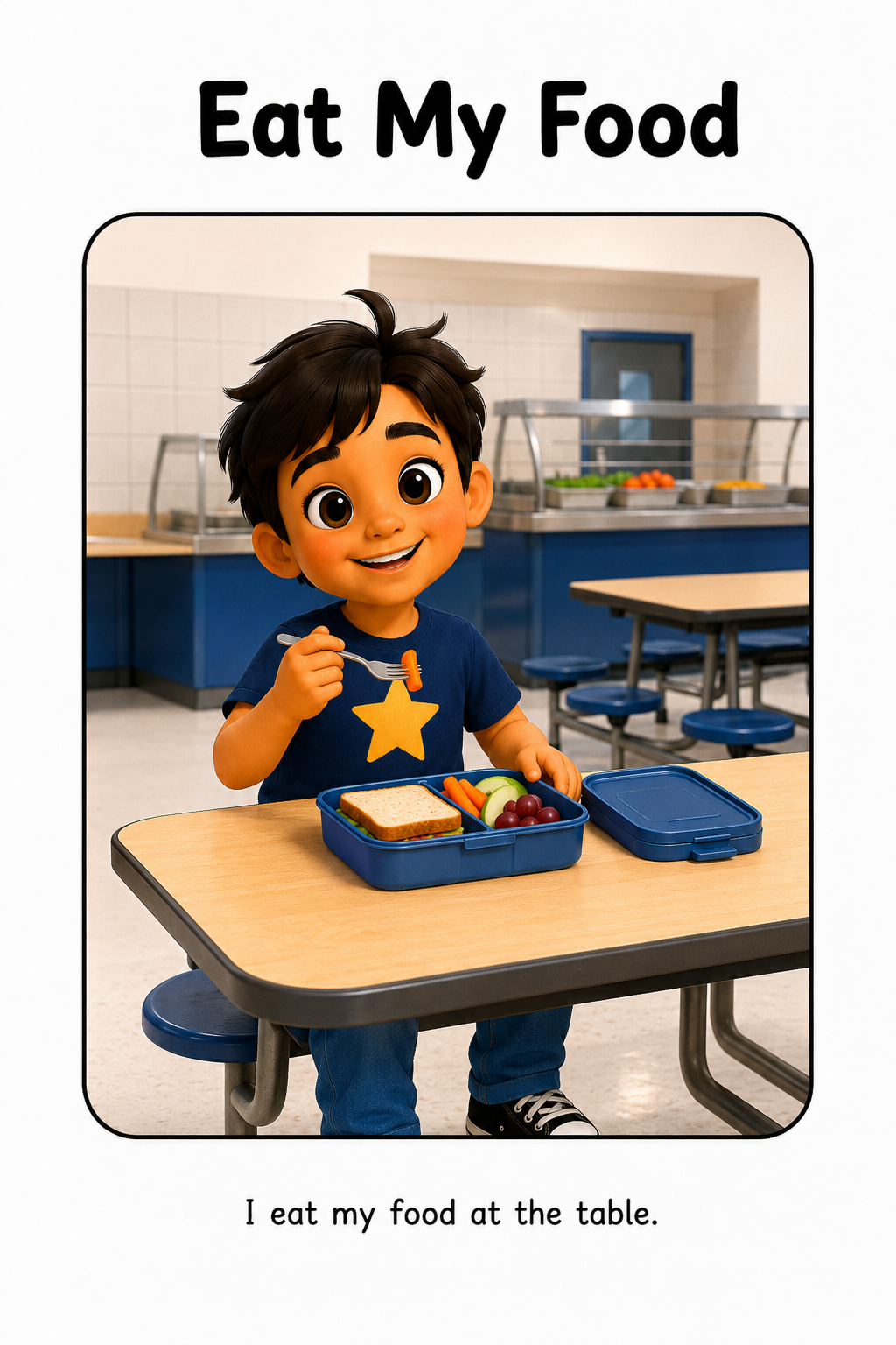 Lunch Time Social Story for Autism | Speech Fuel