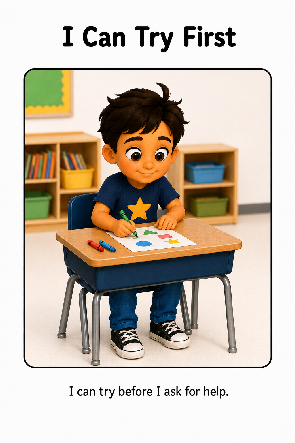 Asking For Help At School Social Story