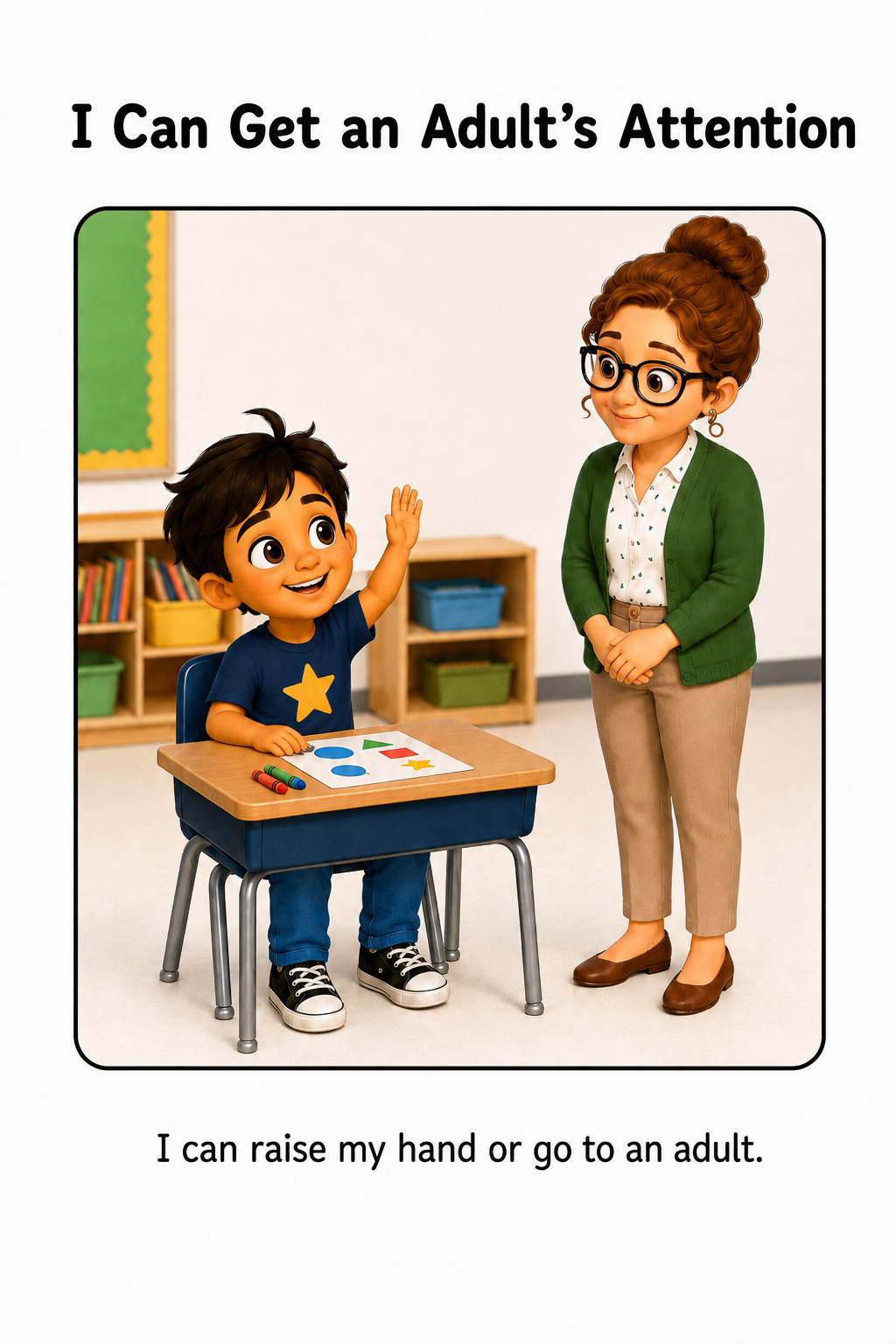 Asking For Help At School Social Story